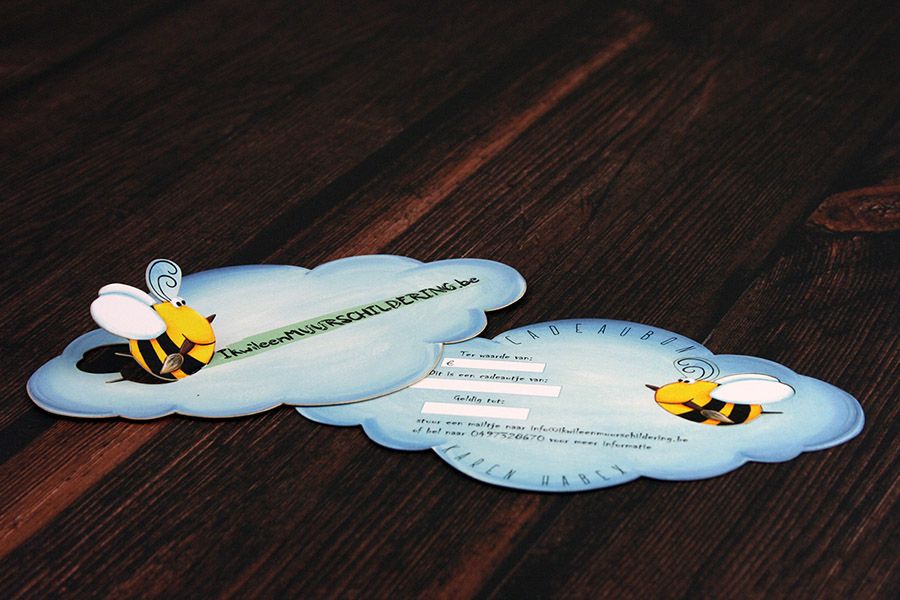 een cadeaubon uitgesneden in een speciale vorm, niet alleen leuker om te krijgen, het zorgt voor extra beveiliging